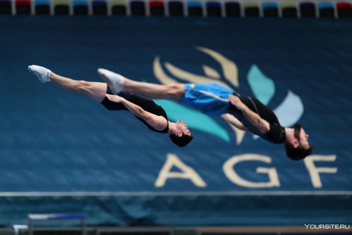 Арена в Баку спортивная прыжки на батуте