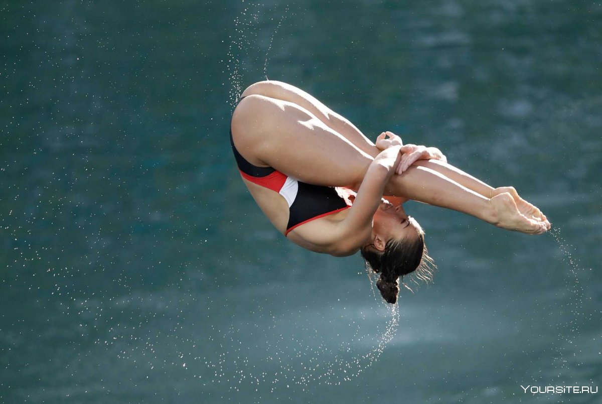 Спортсменки прыжки в воду