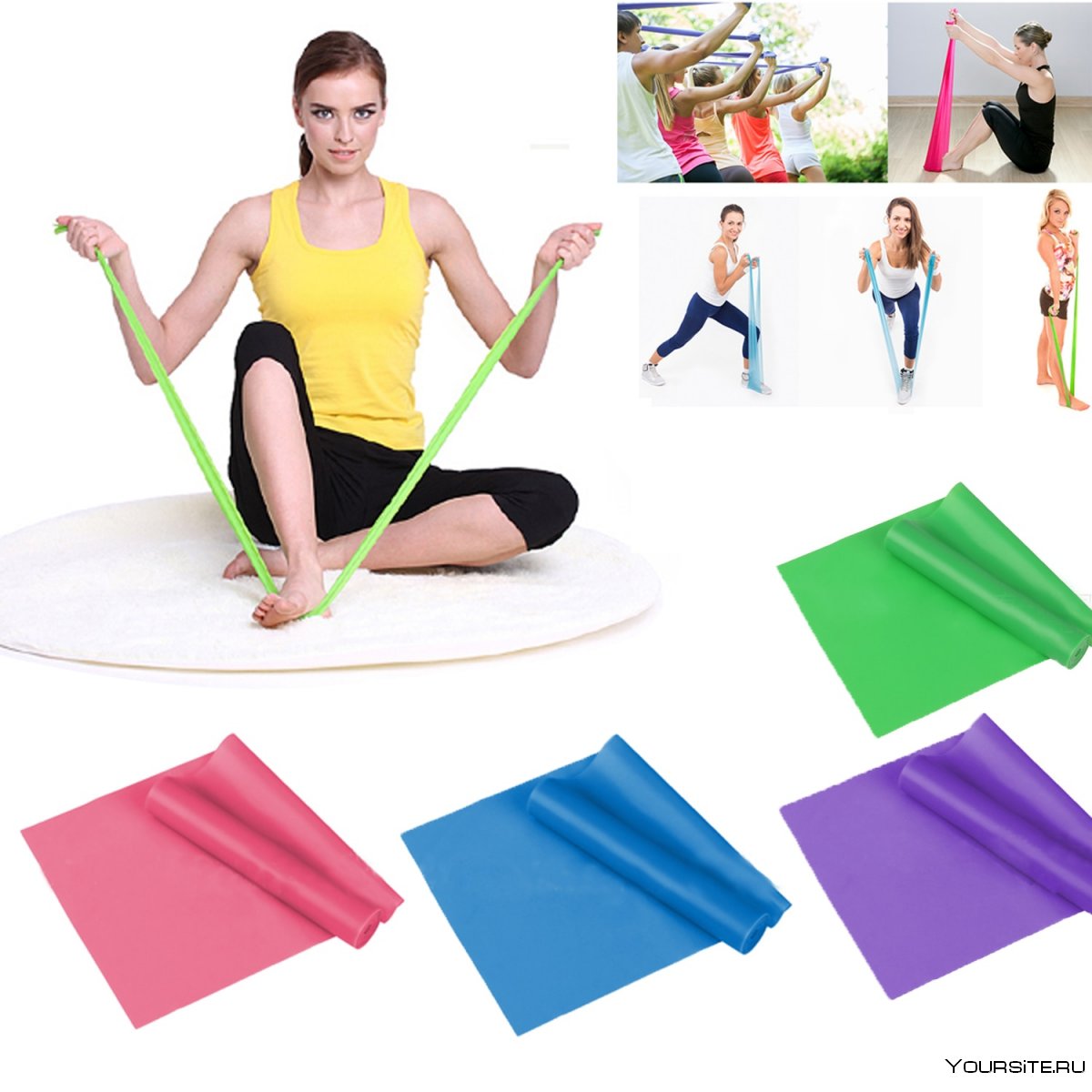 Эспандер лента 3 шт. Yamaguchi stretch Fit 35 см