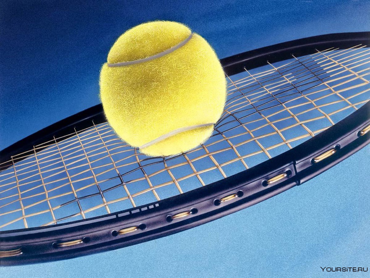 Красный мяч теннис корт