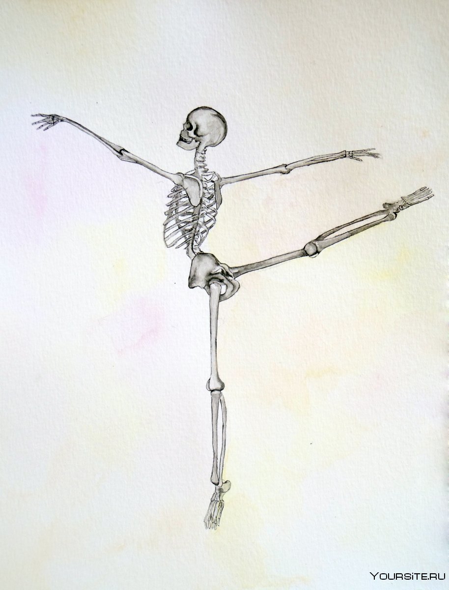 Магнит скелеты танцуют
