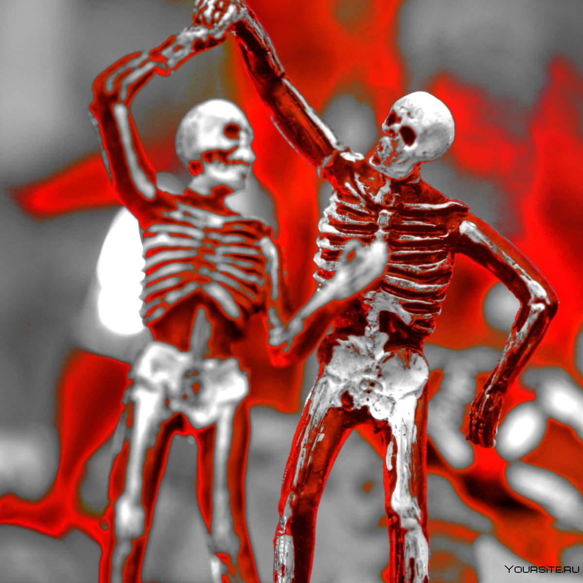 Смешной Танцующий скелет