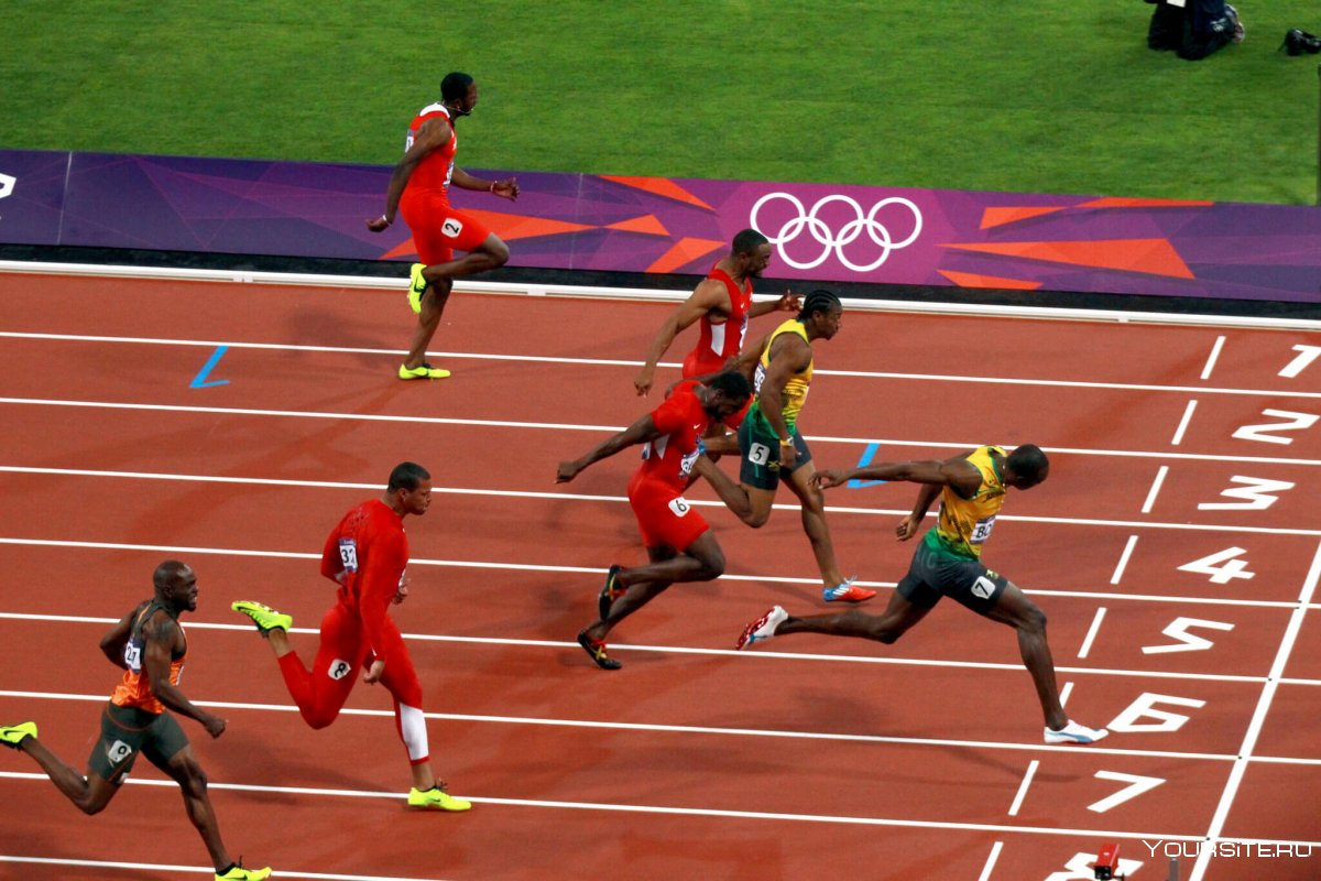 Олимпийские игры бегуны
