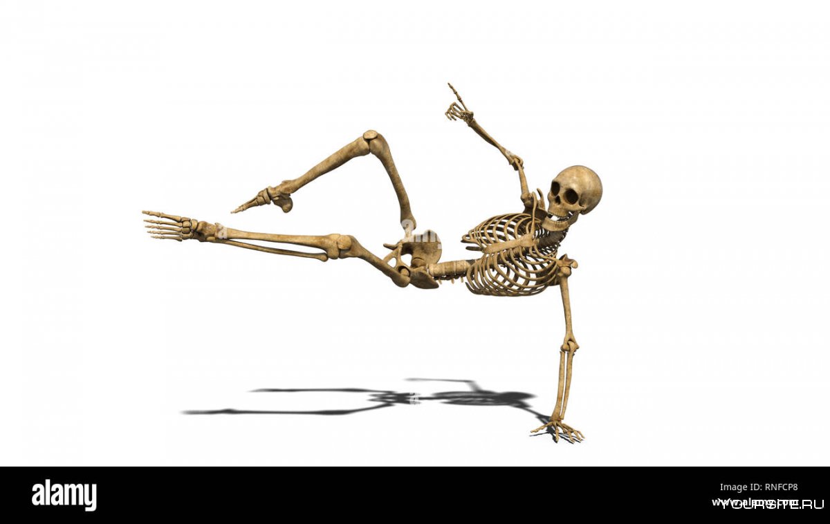 Человек Стрекоза скелет