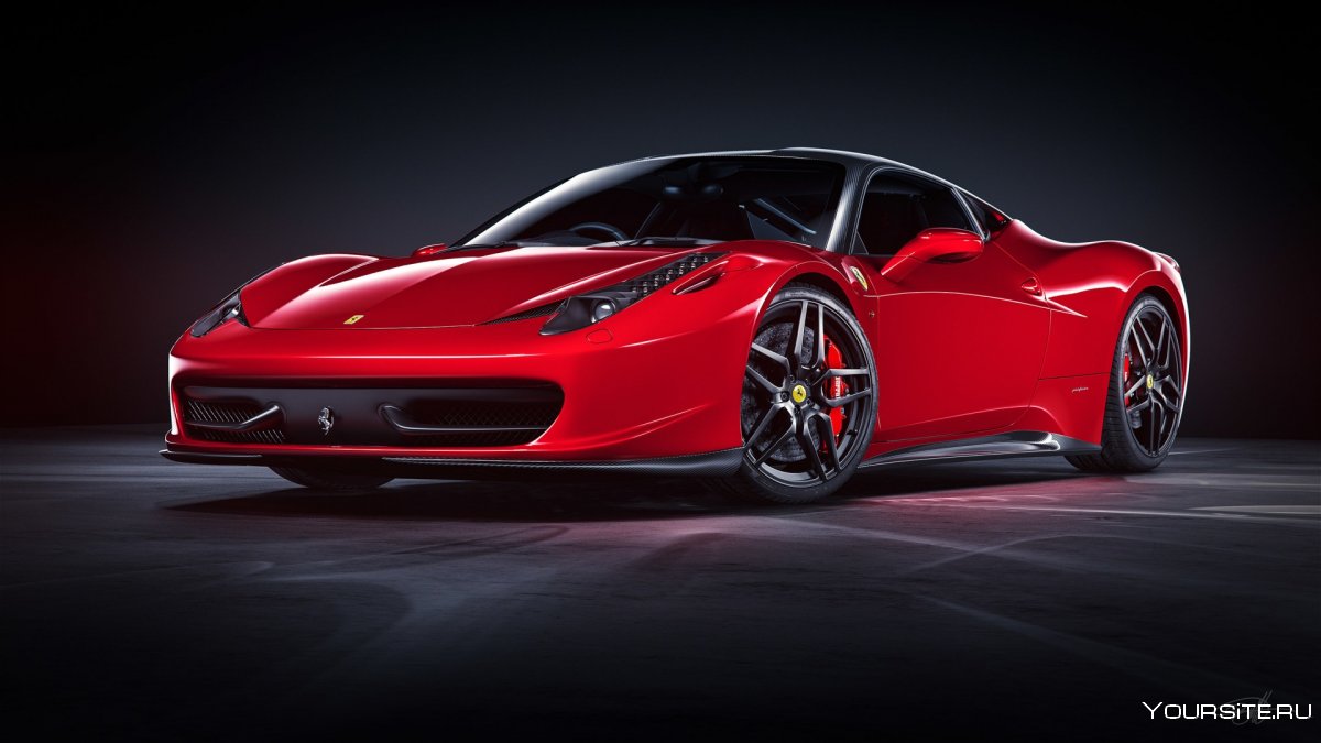 Ferrari 458 Italia красная