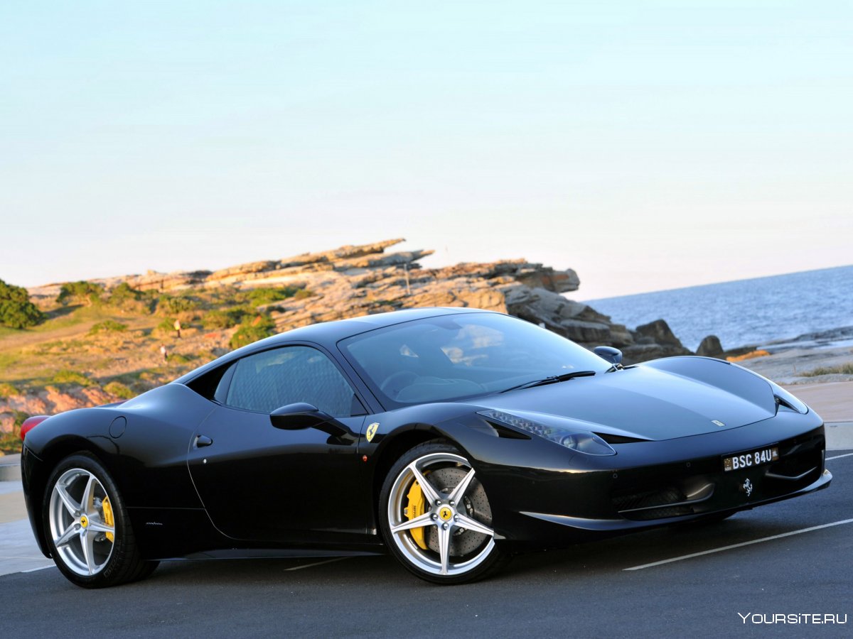 Ferrari 458 Italia Black Tuning