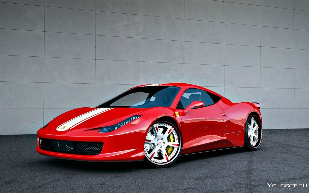 Ferrari 458 Italia красная