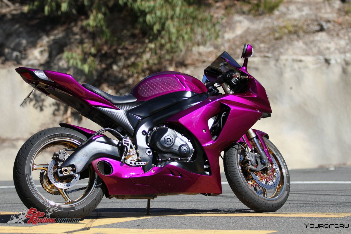 Yamaha r6 фиолетовая