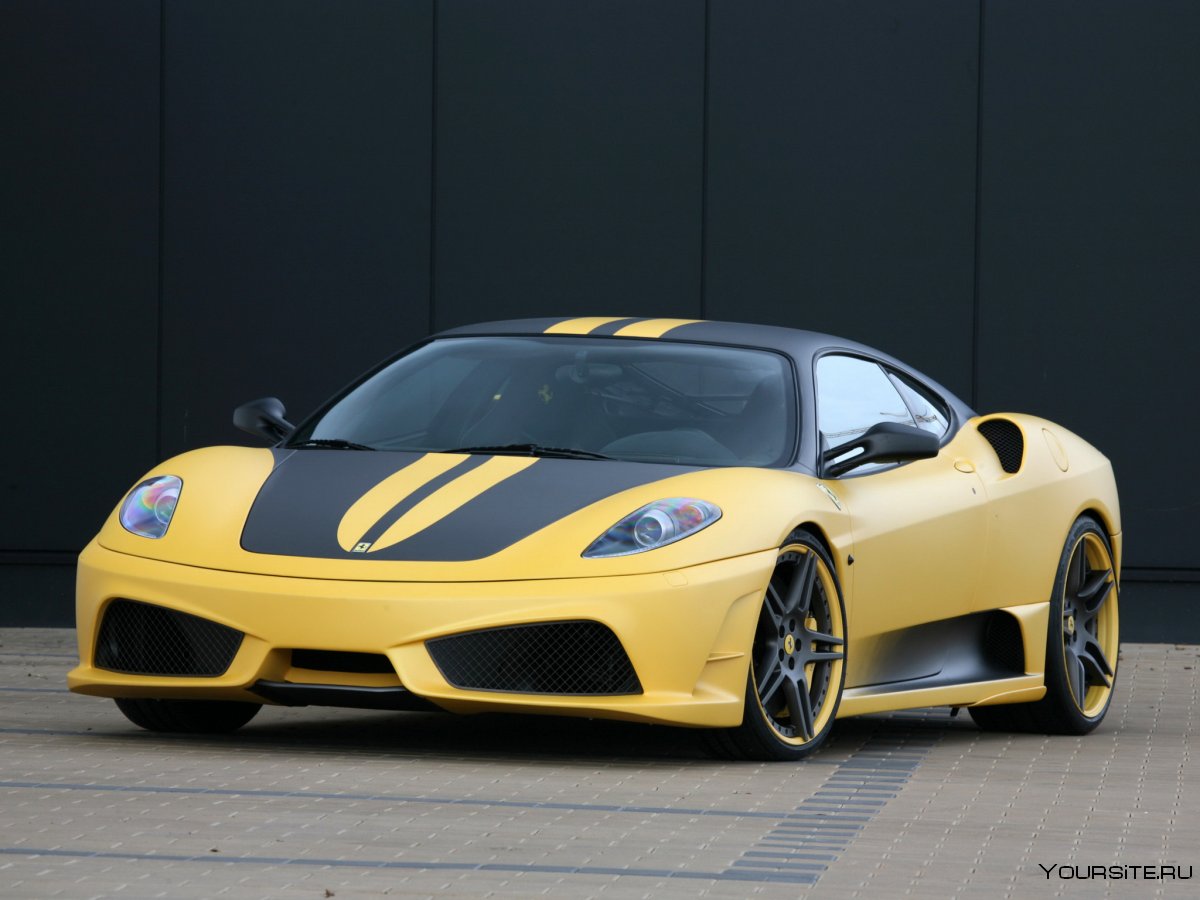 Ferrari f430 желтая