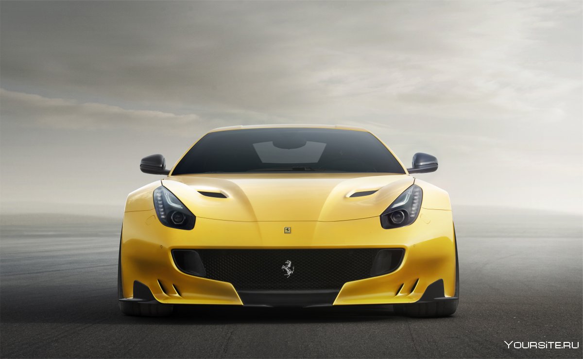 Ferrari f12 желтая