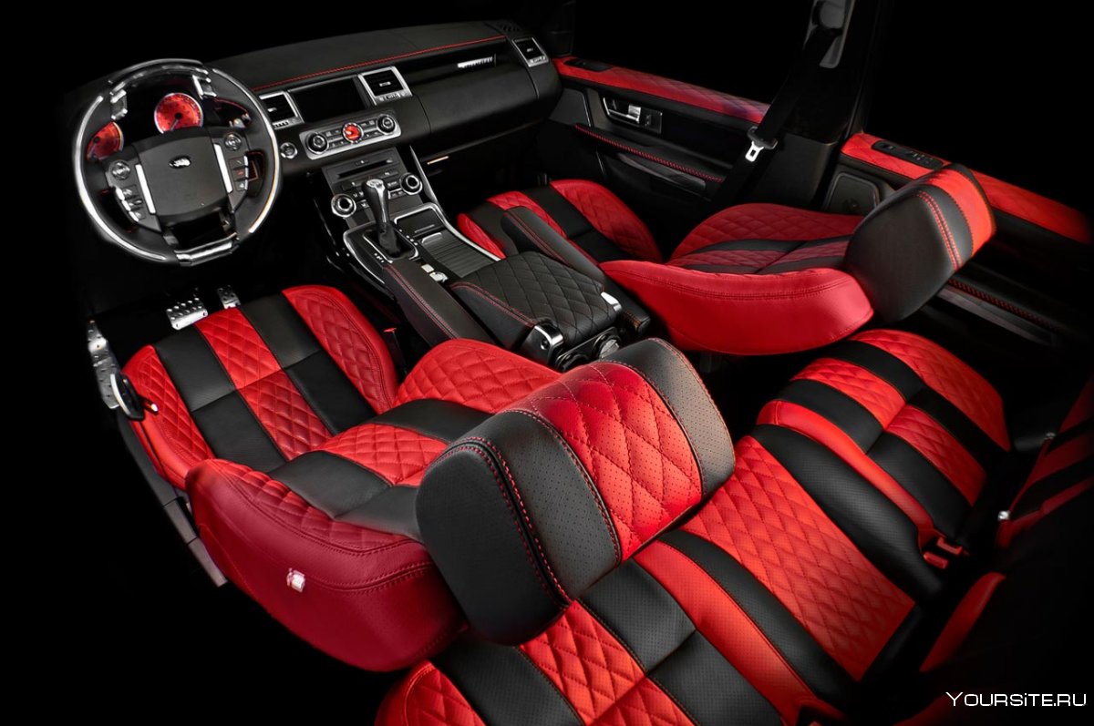 Range Rover Sport 2012 с красным салоном