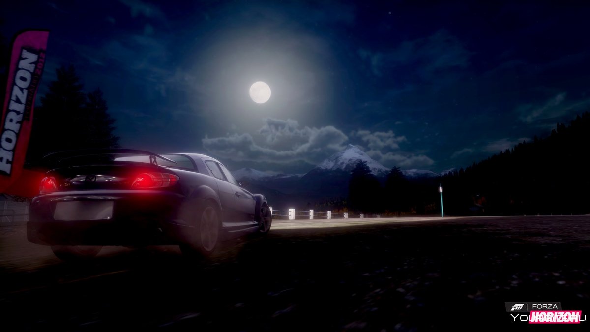 Forza Horizon 4 обои ночь