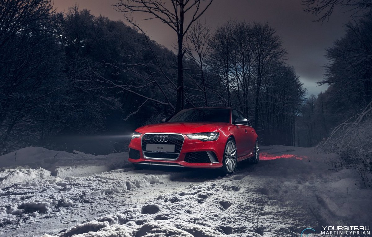 Audi rs6 avant зима