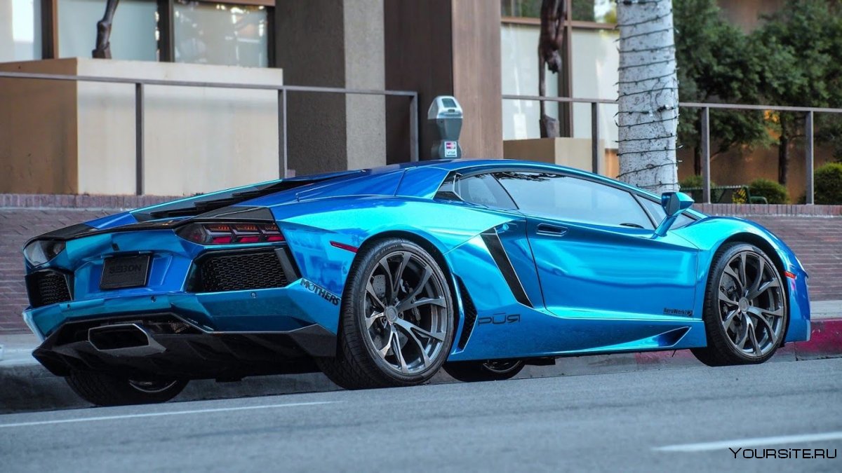 Lamborghini Aventador lp700-4 Blue