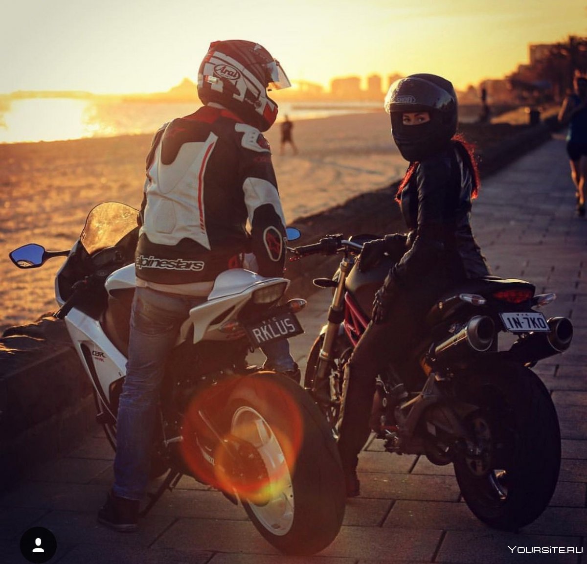 Honda VFR 1200 посадка