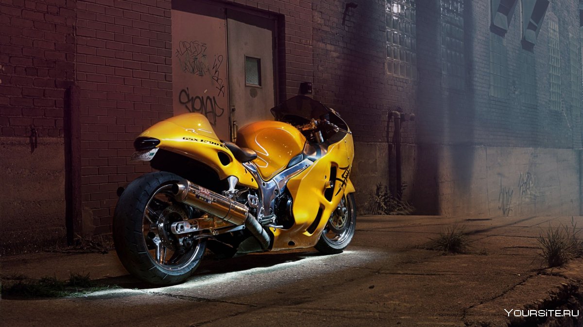 Suzuki Hayabusa желтый