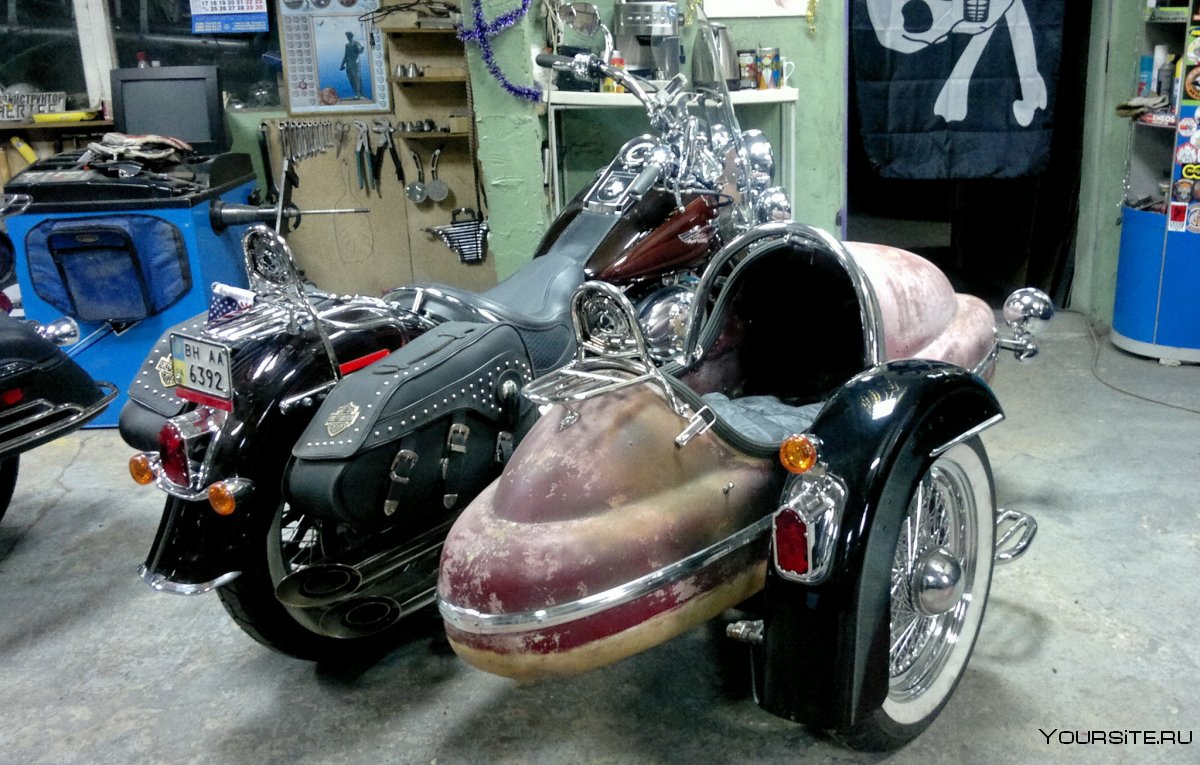 Необычные мотоциклы с люлькой