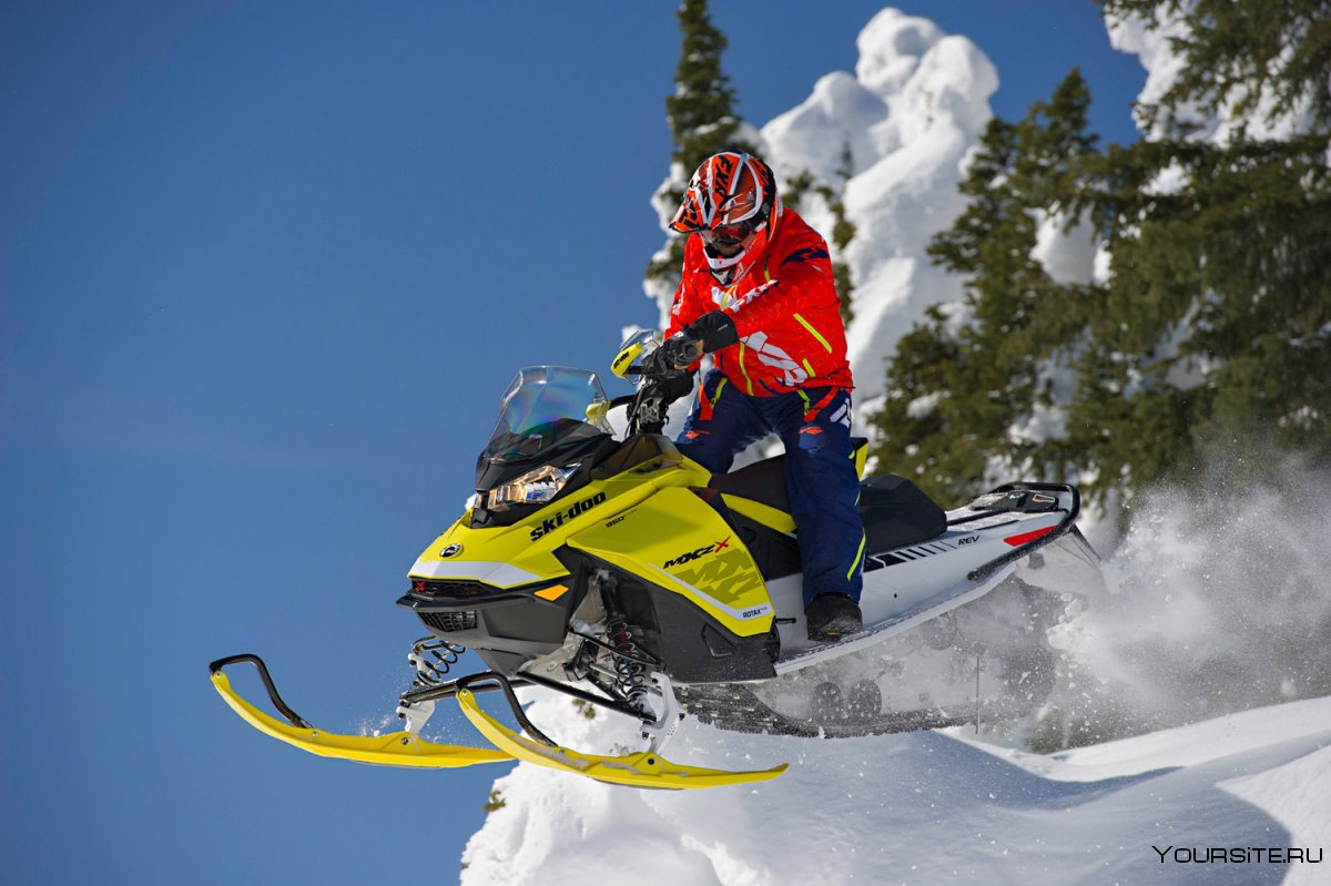 Ski Doo 900 горный желтый