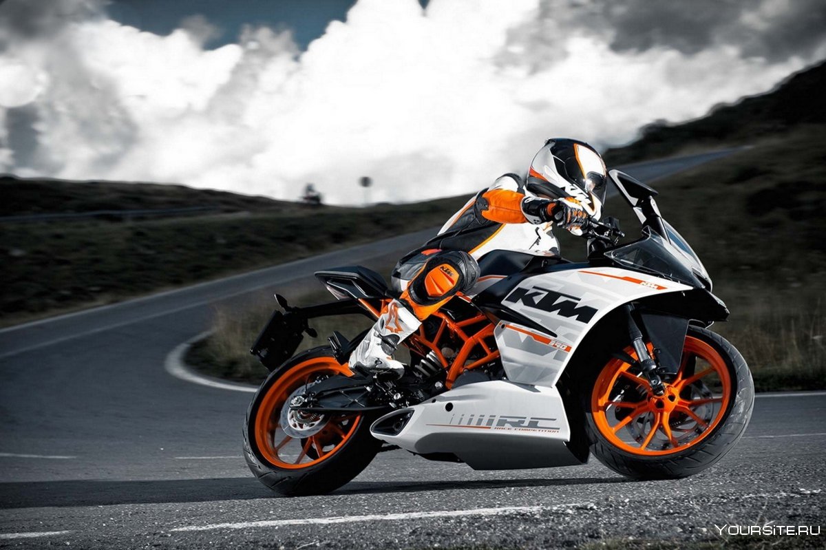 Мотоцикла КТМ rc390