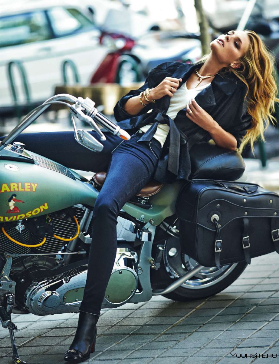 Фотосъемка с мотоциклом