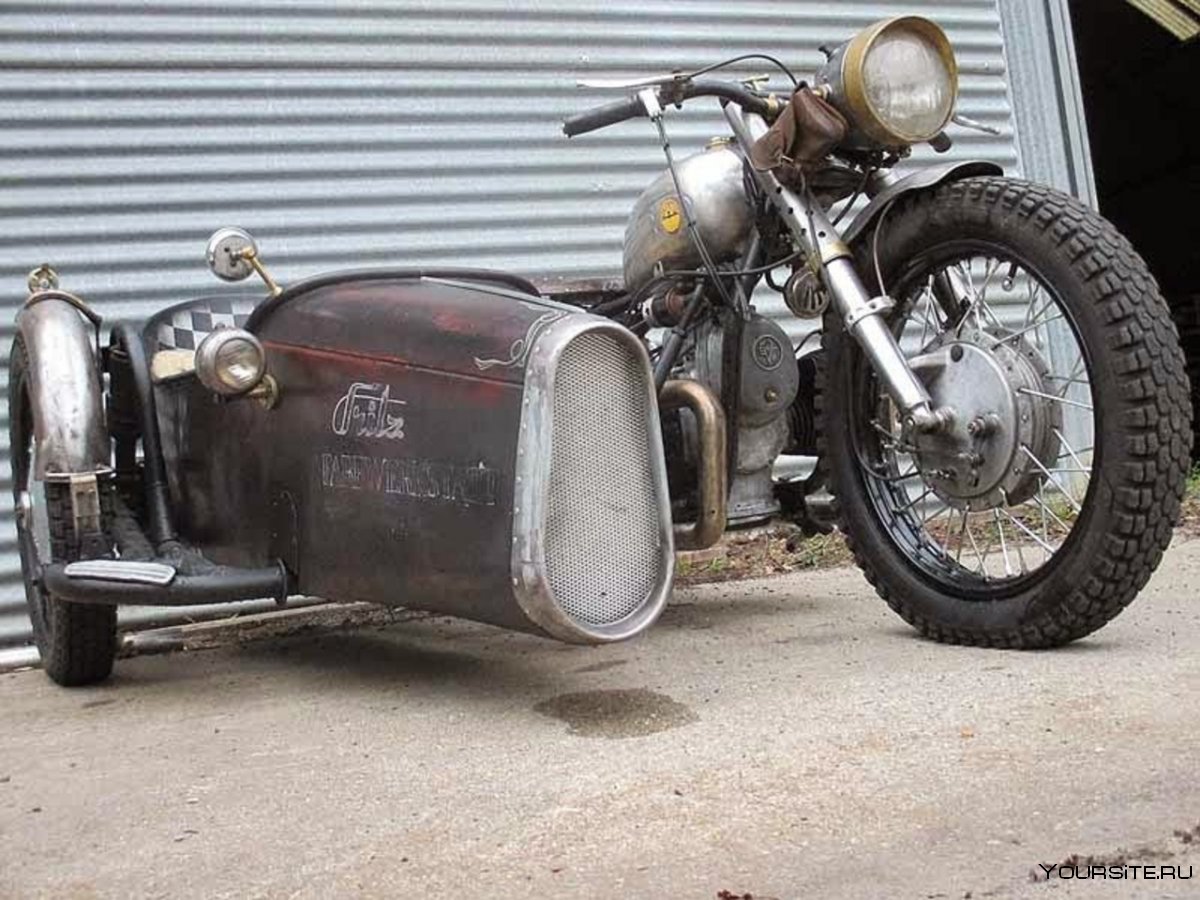 Урал Bobber с коляской