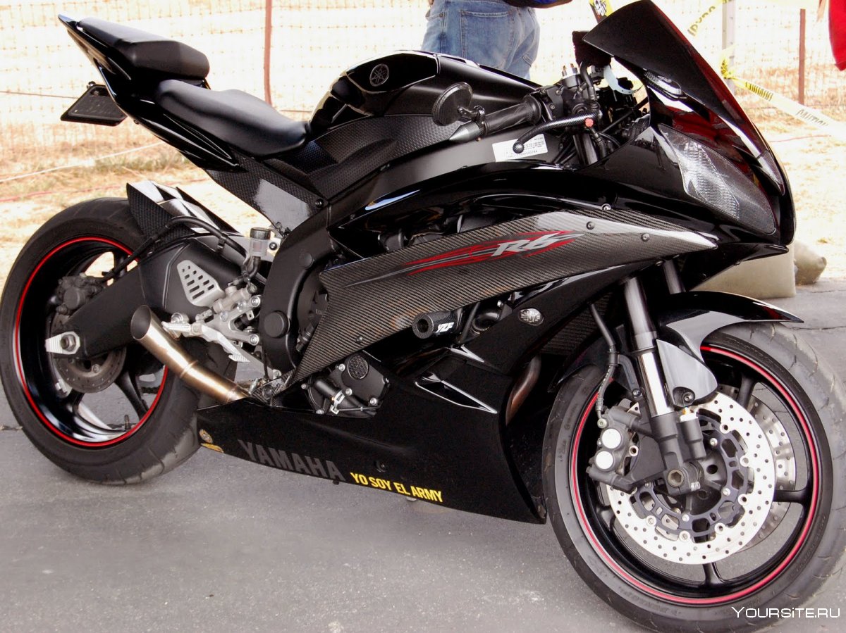Yamaha r6 черный