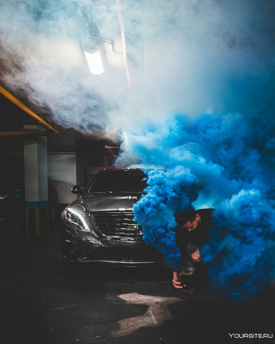Фото с дым машиной