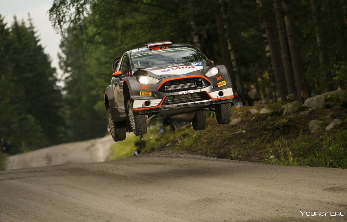 WRC прыжок