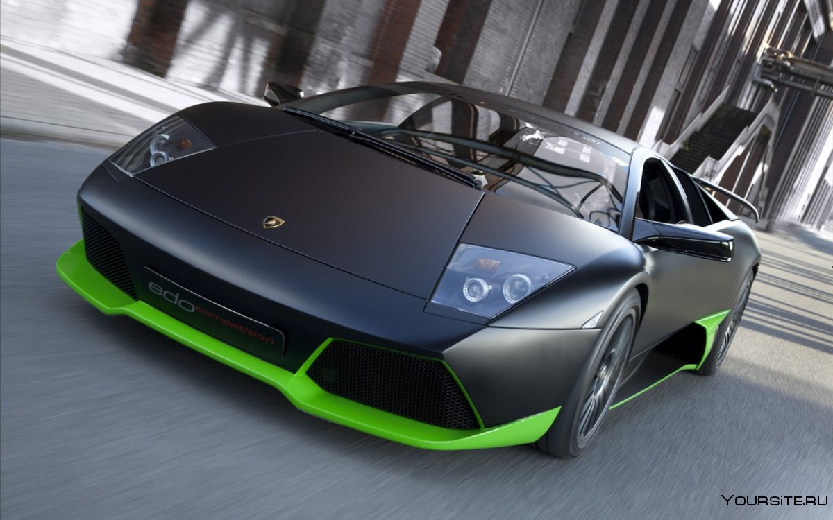 Lamborghini Murcielago зеленая
