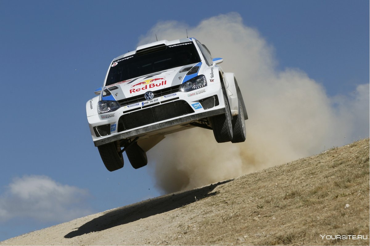 WRC прыжок
