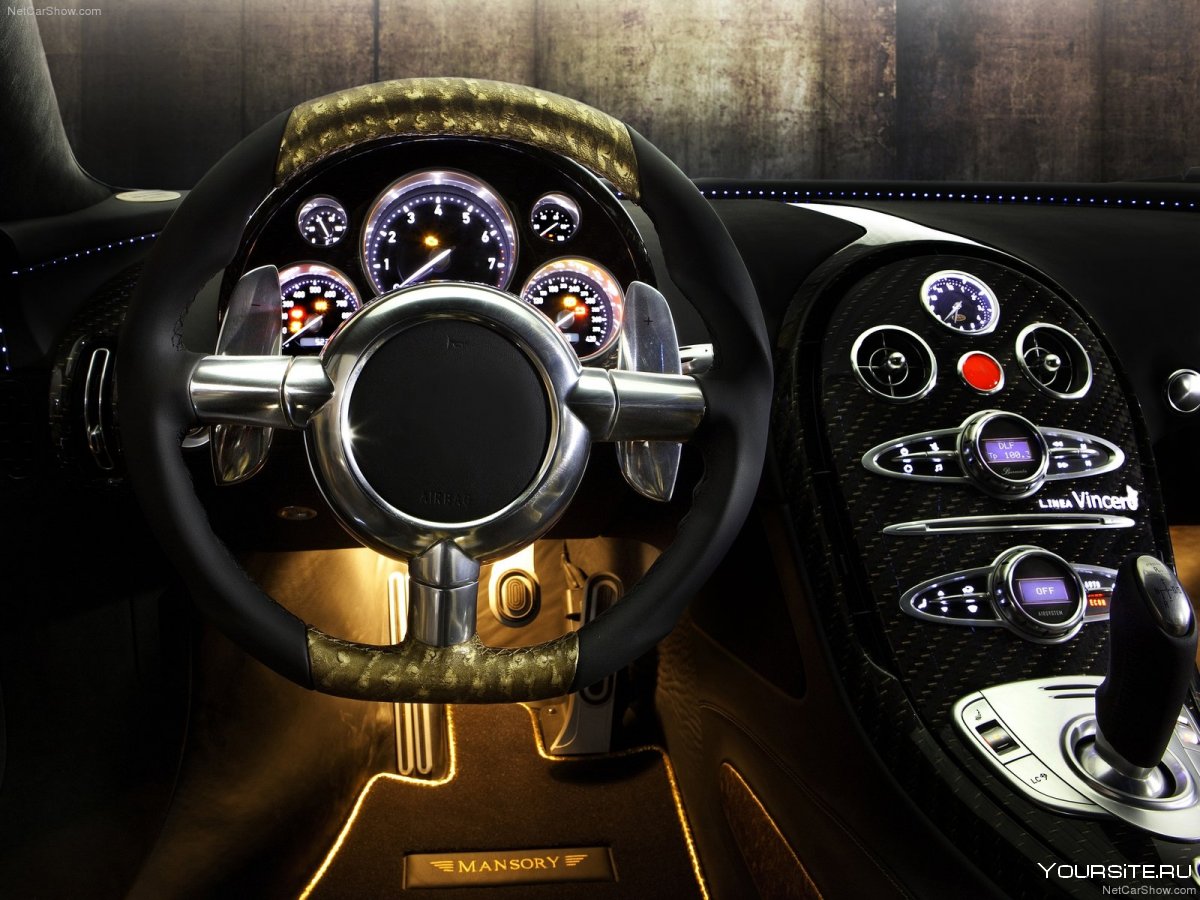 Приборная панель Bugatti Veyron