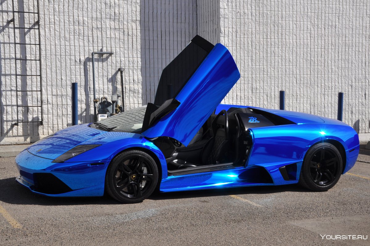 Lamborghini Murcielago синий