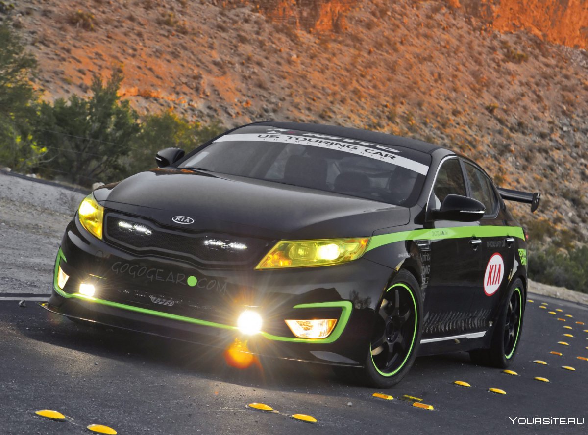 Тюнингованная Kia Rio