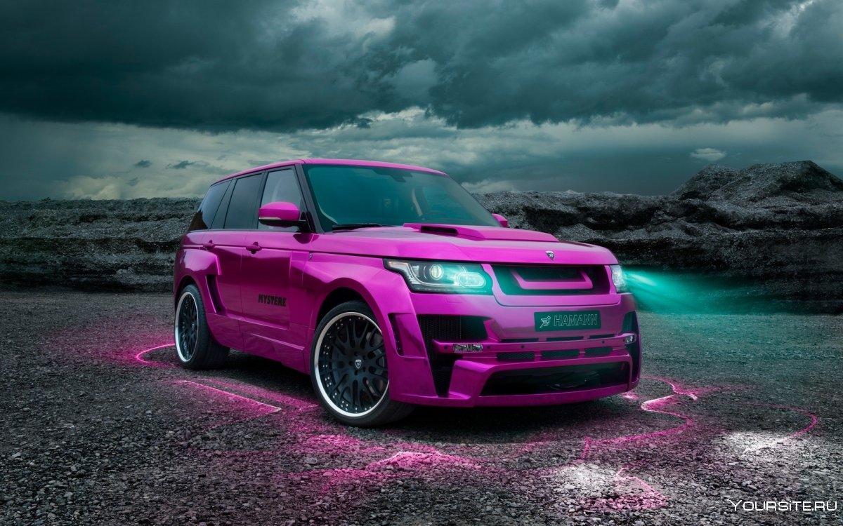 Range Rover Sport розовый