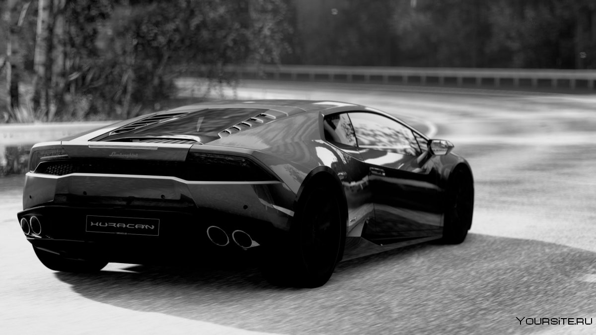 Lamborghini Huracan черная HD