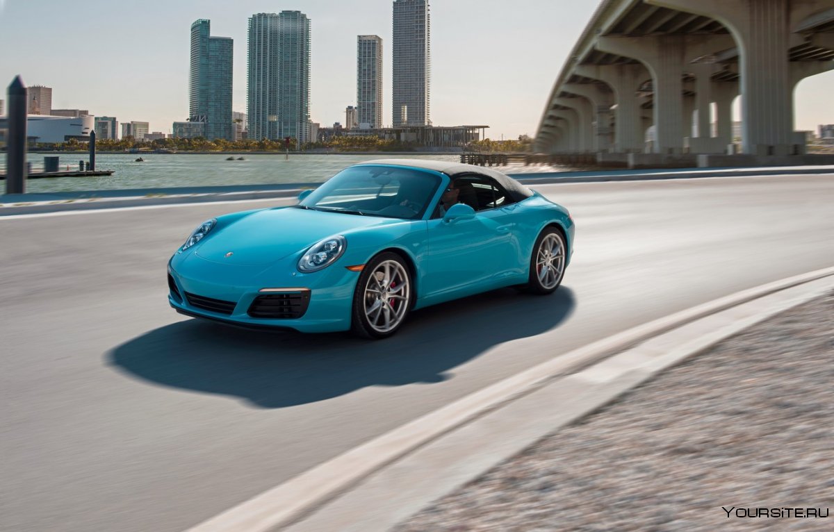 Порше 911 Каррера бирюзовый