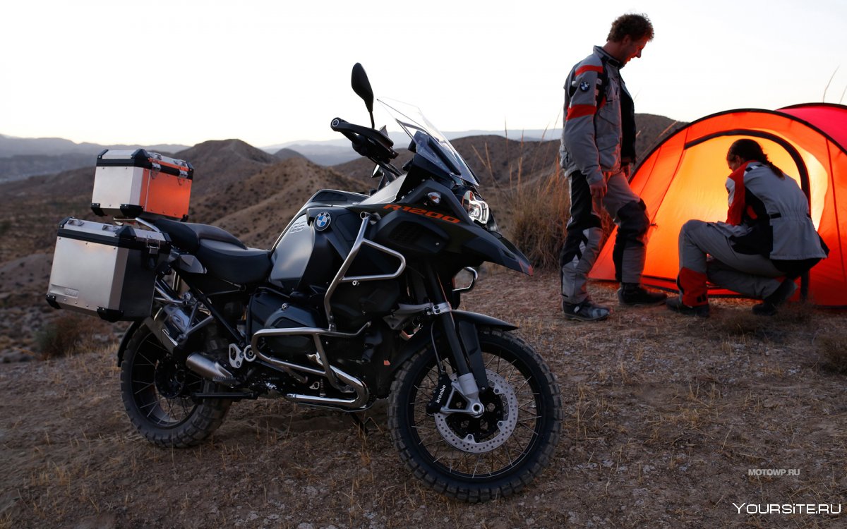 BMW GS 1200 Adventure путешествие палатка