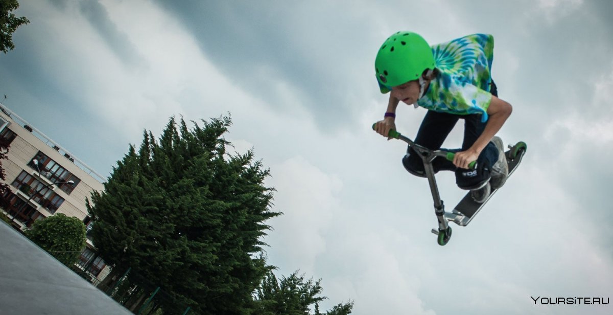 Трюковой самокат для мальчиков