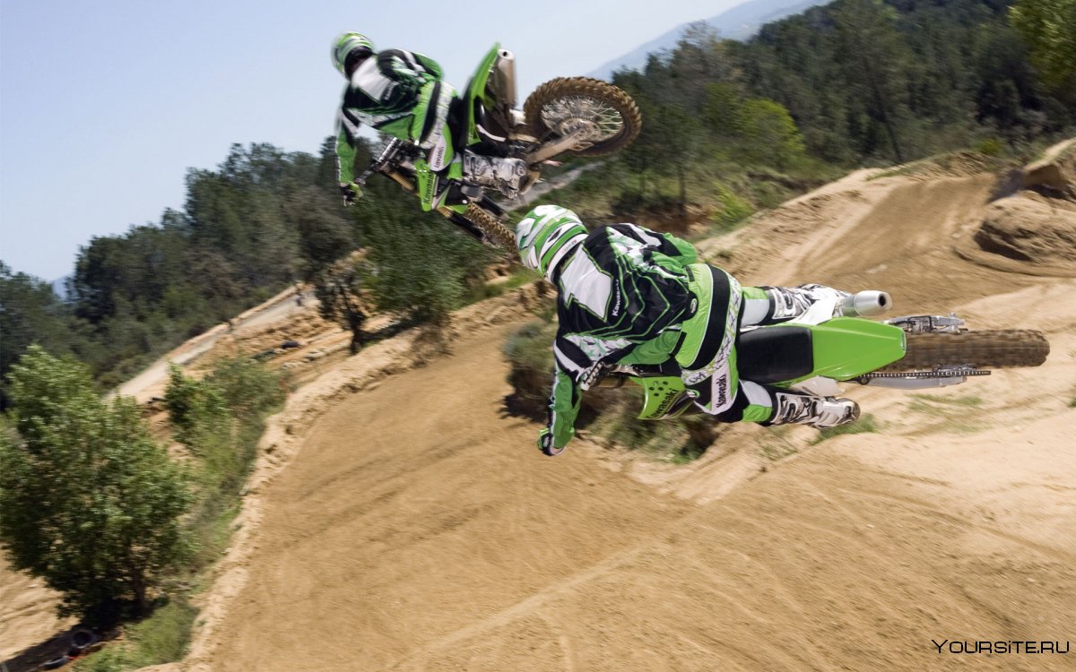 Kawasaki 450 KX-F стант