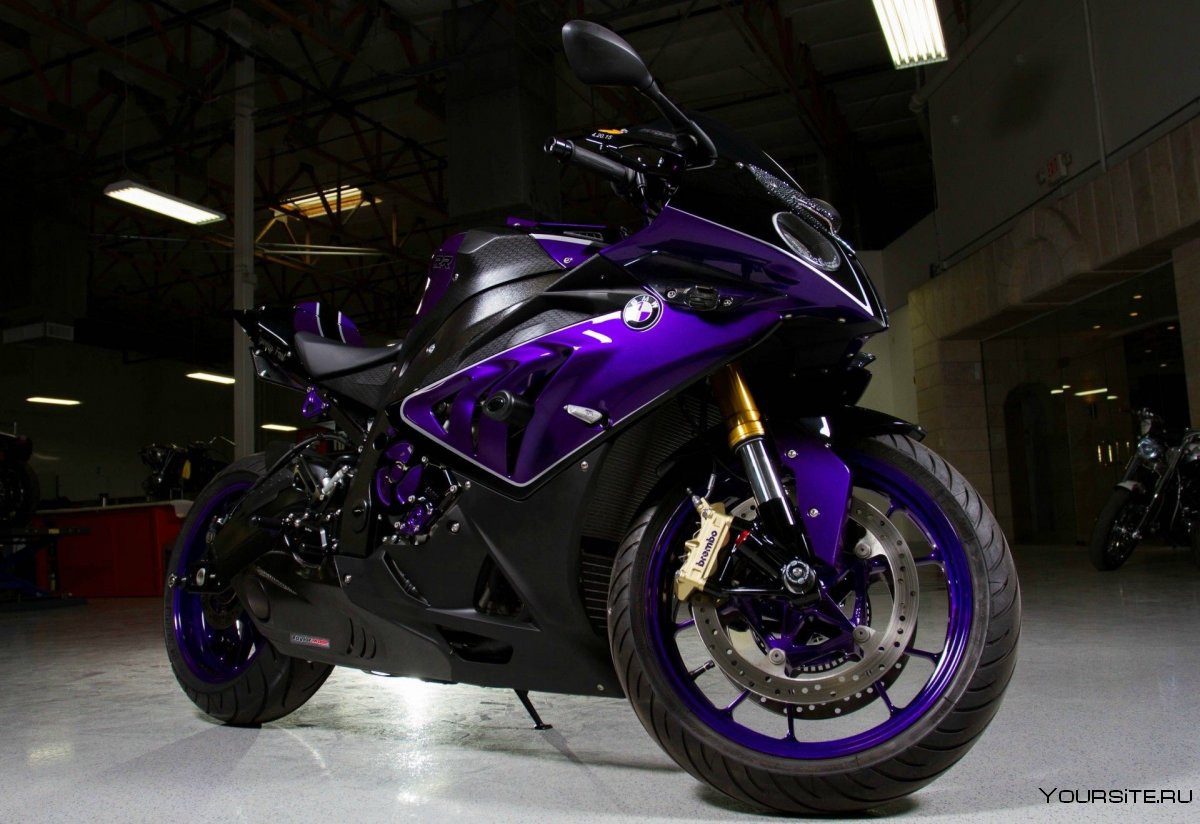Kawasaki Ninja 250 фиолетовый
