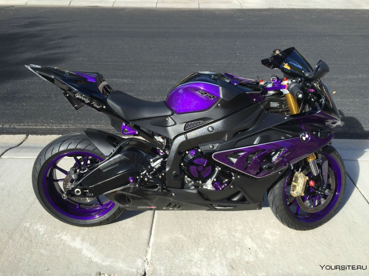 BMW s1000rr фиолетовый