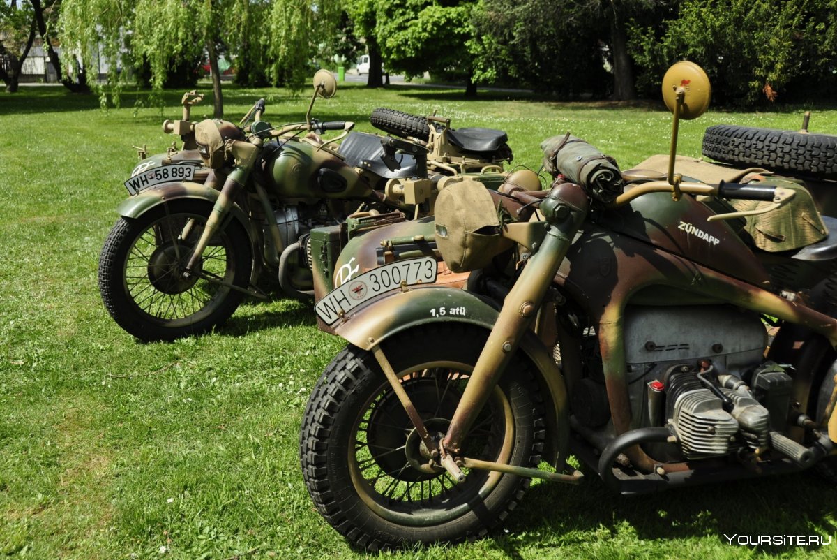 Мотоцикл м72 времен 2 мировой войны