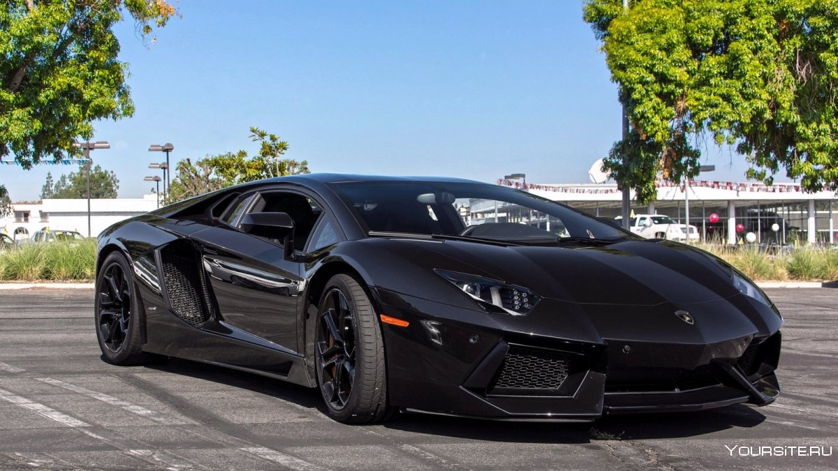 Lamborghini Aventador lp700 чёрный