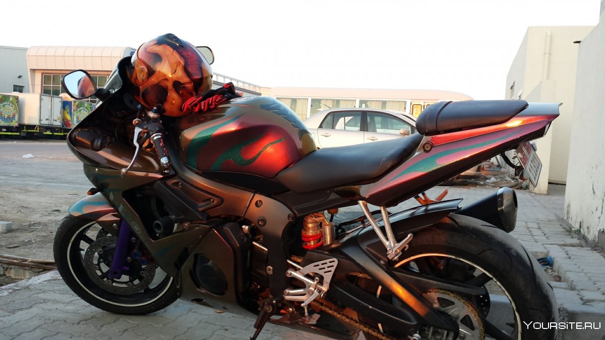 Чёрный Кэнди мотоцикл