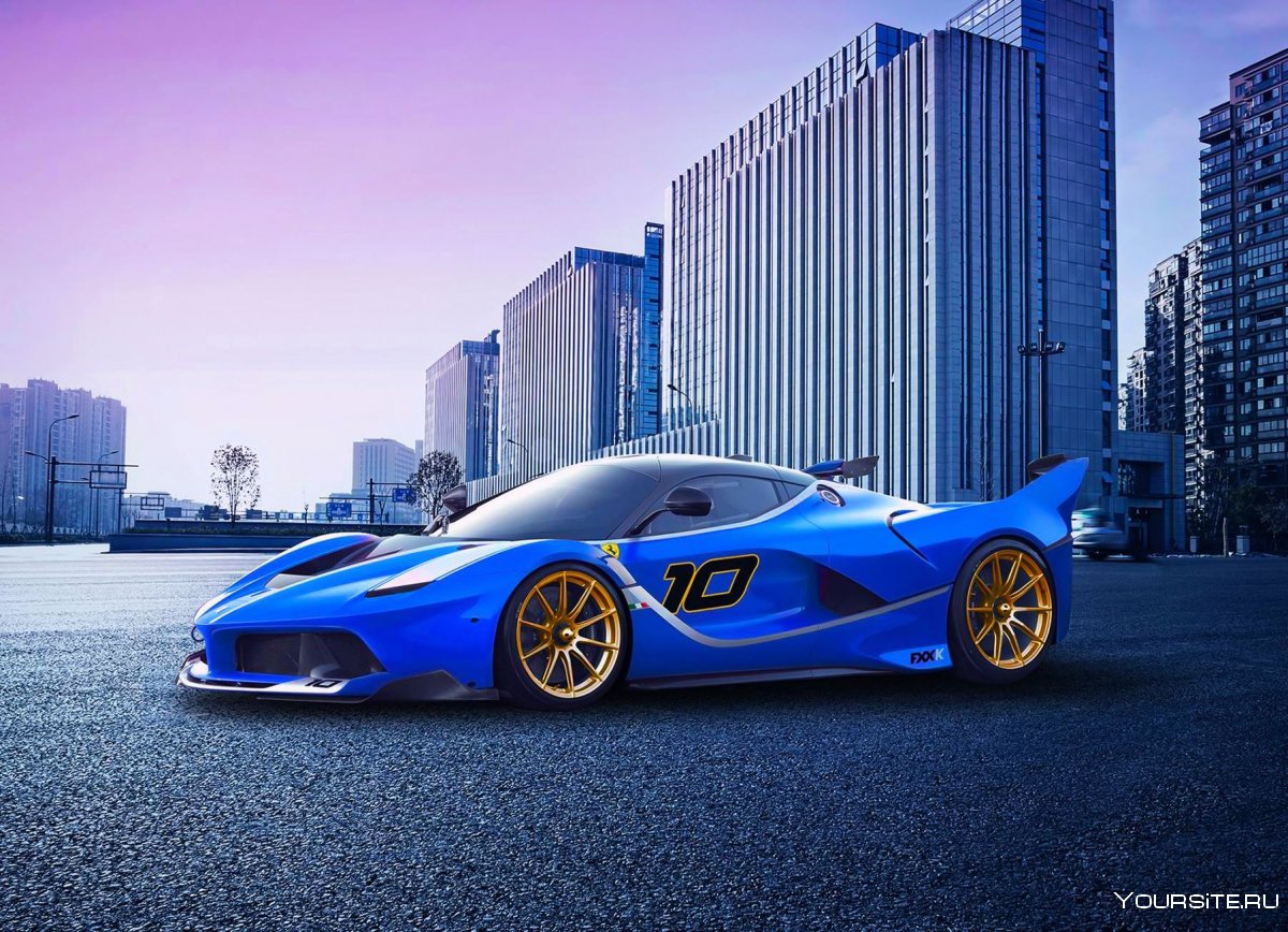 Ferrari FXX синяя