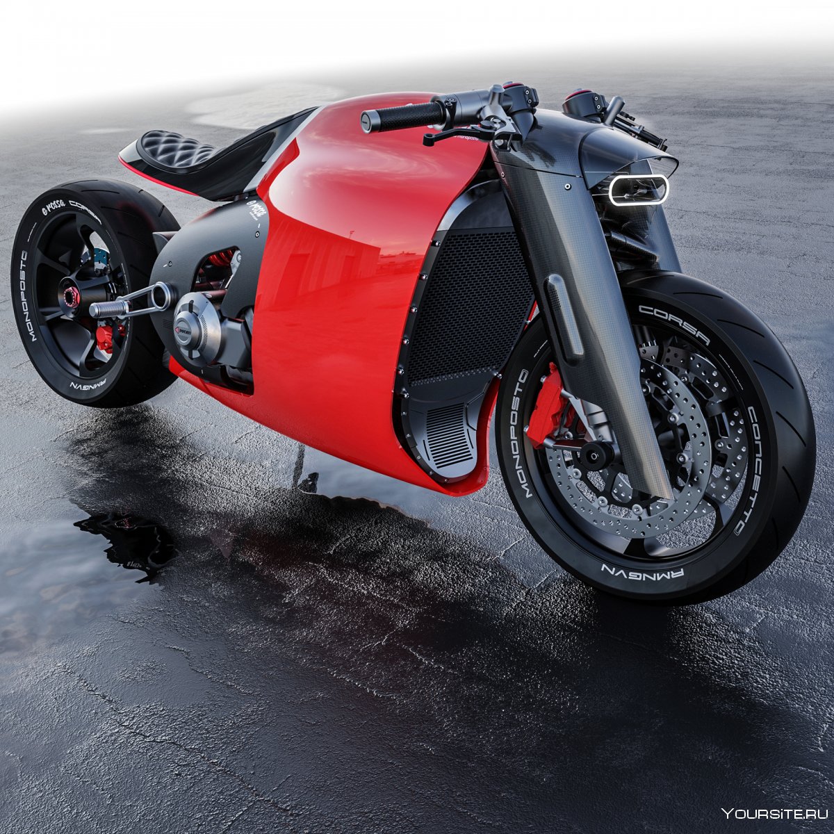 Мотоцикл боббер концепт