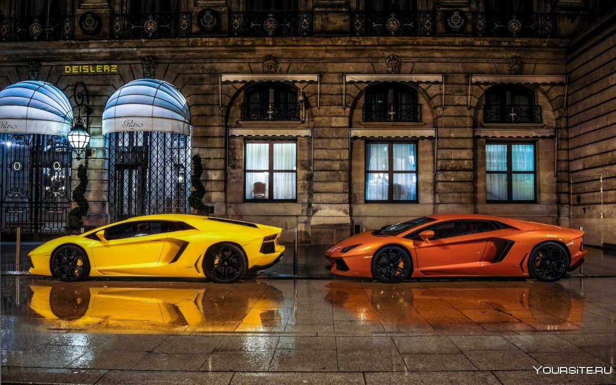 Lamborghini, Orange, Aventador, lp700-4