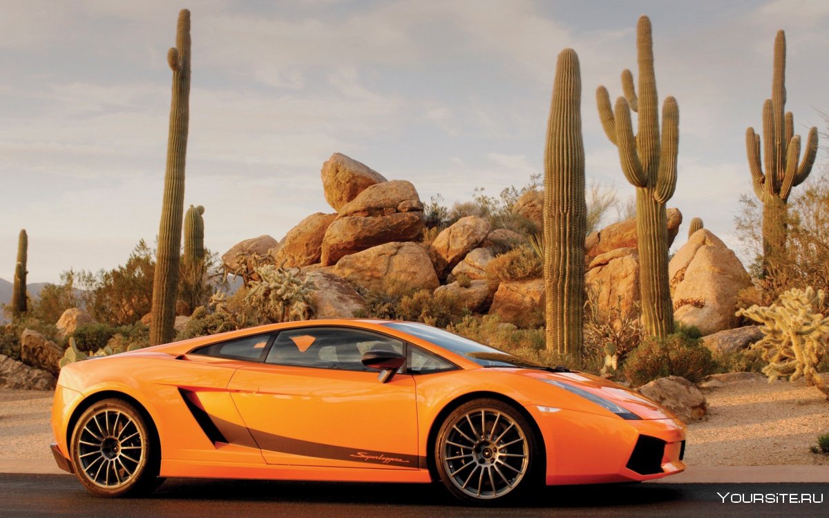 Машина Lamborghini Gallardo lp570-4 оранжевый цвет