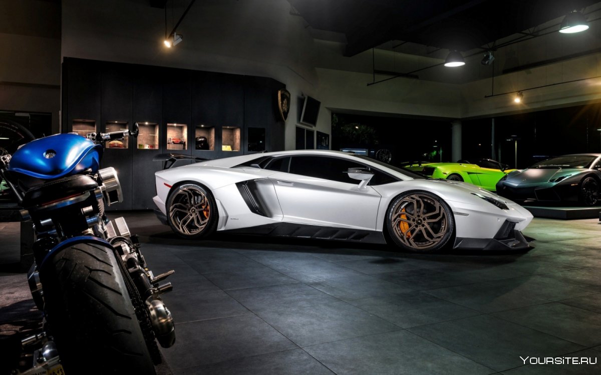 Lamborghini Aventador 4к