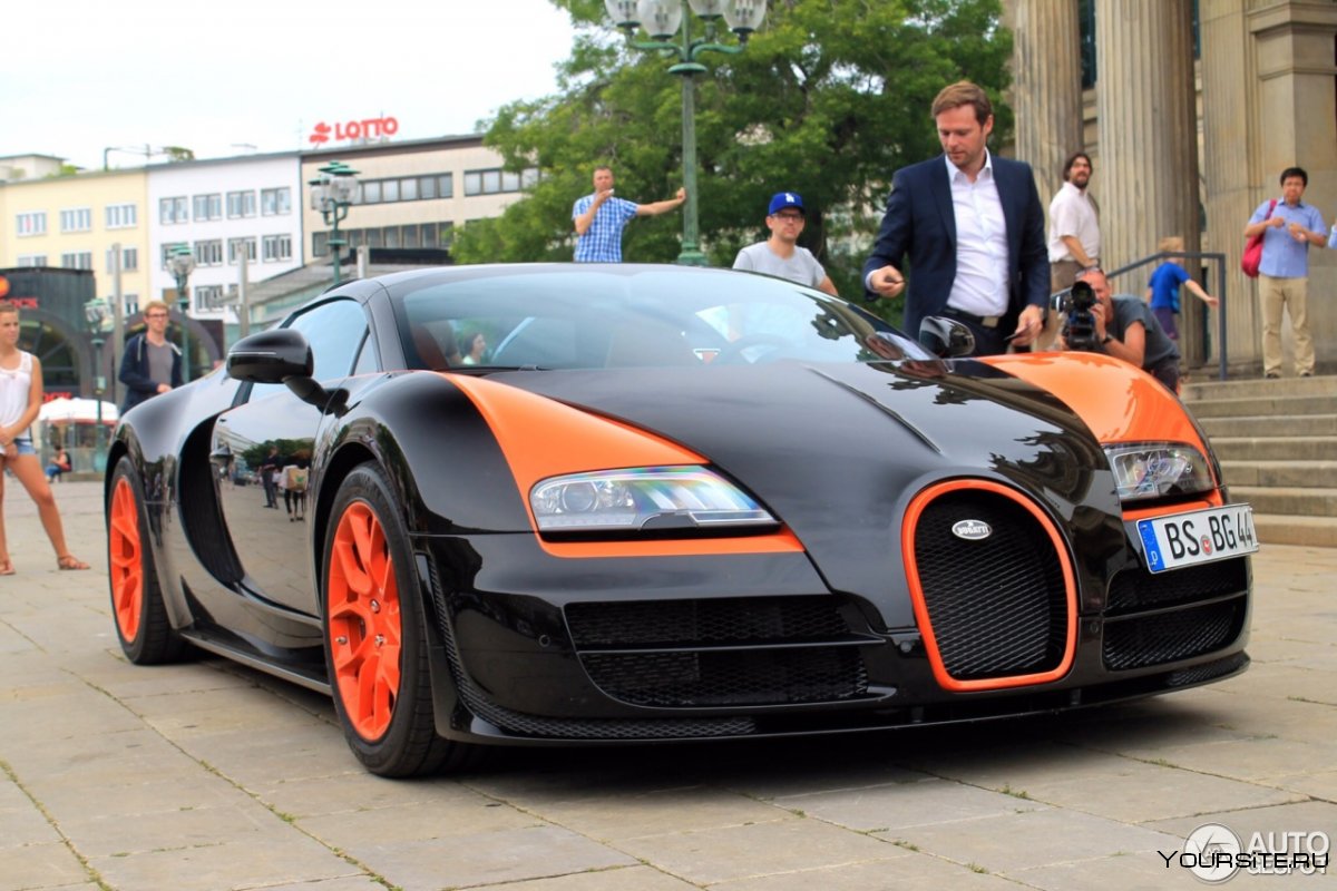 Bugatti Veyron super Sport Blue